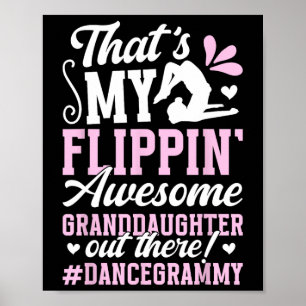 Póster Increíble Nieta Baile Grammy De Una Bailarina De G
