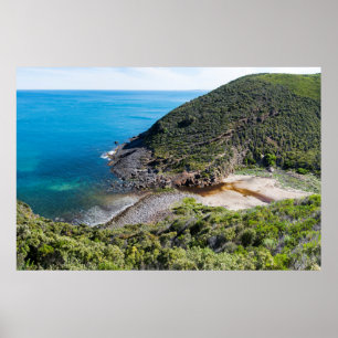 Póster Increíble panorama costero