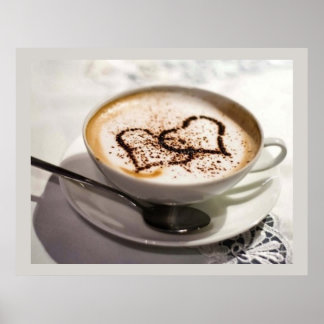 Póster Increíble poster fotográfico de café
