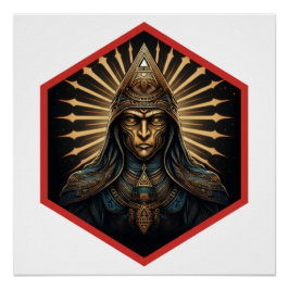Póster Increíble retrato de fantasía de los Illuminati