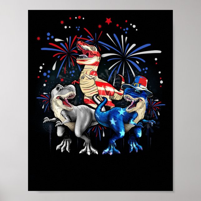 Póster Independencia de los dinosaurios de AMERISAURUS 4  (Frente)