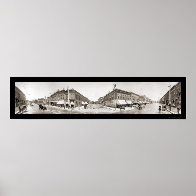 Póster Independencia, Iowa Foto 1909 (Frente)