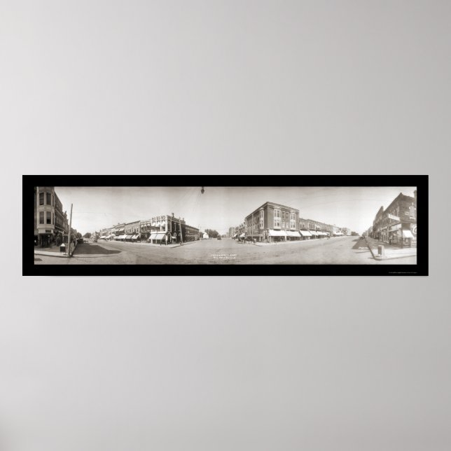 Póster Independencia, Kansas Photo 1907 (Frente)