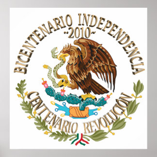 Póster Independencia/Revolución Mexicana 2010