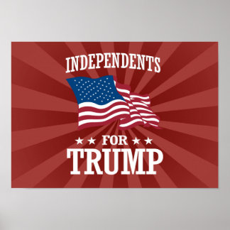 PÓSTER INDEPENDIENTES DE TRUMP