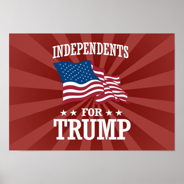 PÓSTER INDEPENDIENTES DE TRUMP (Frente)