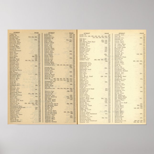 Póster Index New Rochelle (Frente)