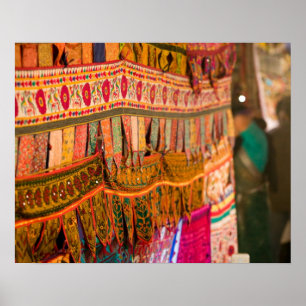 Póster INDIA, Goa, Baga: Mercado vespertino del sábado (