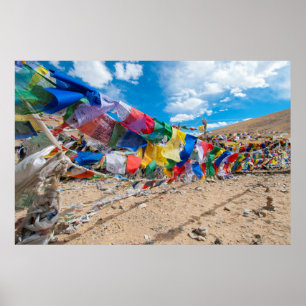 Póster India, Jammu y Cachemira, Ladakh, Paso Namshangla