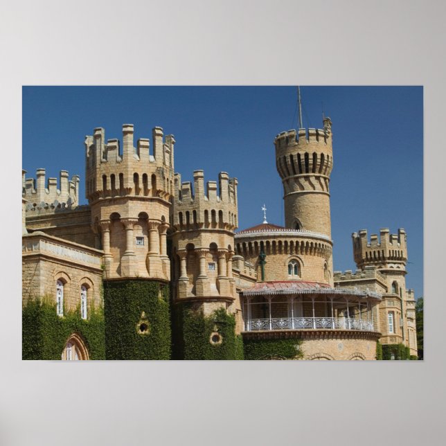 Póster INDIA, Karnataka, Bangalore: Palacio de Bangalore (Frente)