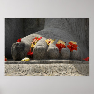 Póster India, Mangalore, Karkala. Religión jainesa