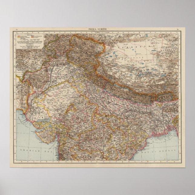 Póster India North (Frente)