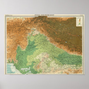 Póster India northwestern section