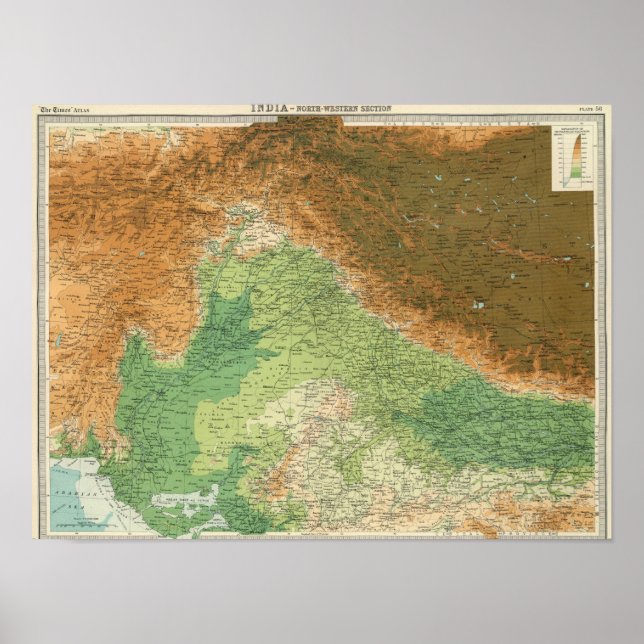 Póster India northwestern section (Frente)