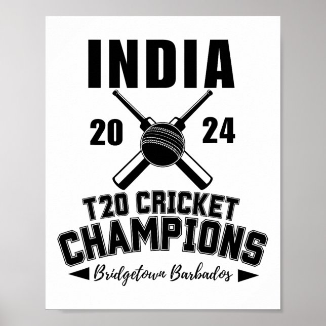 Póster India T20 Cricket Champions  (Frente)