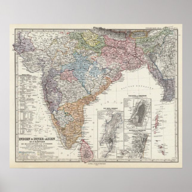 Póster India y Asia Central (Frente)