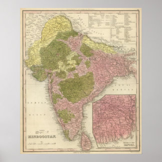 Póster India y Sri Lanka