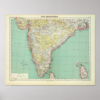 Póster India y Sri Lanka 2