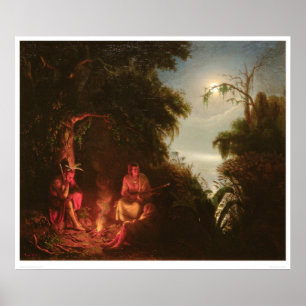 Póster Indian Campfire (2166A)