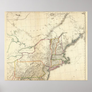 Póster Indian Settlements in North America 5