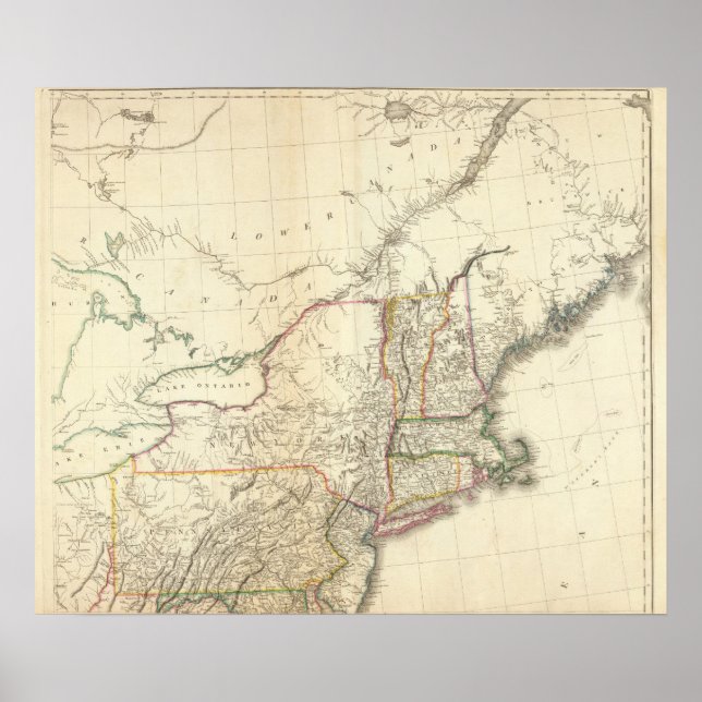 Póster Indian Settlements in North America 5 (Frente)