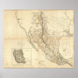 Póster Indian Settlements in Texas