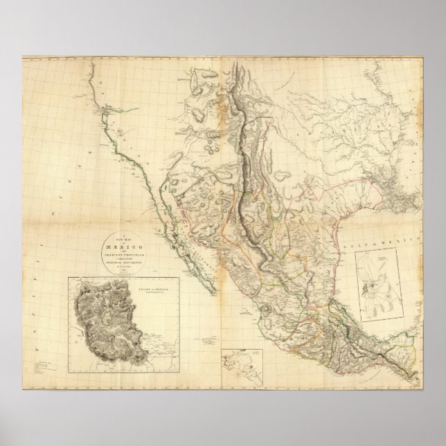 Póster Indian Settlements in Texas (Frente)