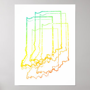 Póster indiana chill blur