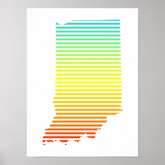 Póster indiana chill fade (Frente)