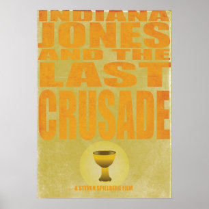 Póster Indiana Jones y la última cruzada