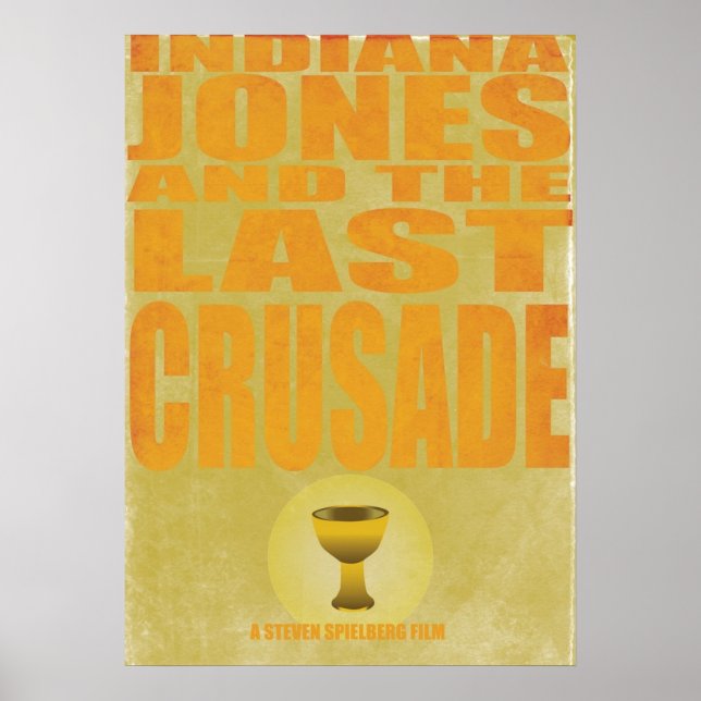Póster Indiana Jones y la última cruzada (Frente)