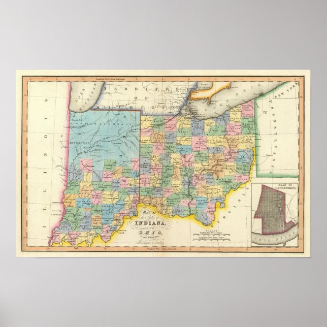 Póster Indiana, Ohio (Frente)