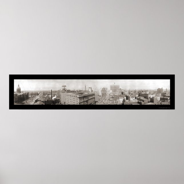 Póster Indianápolis, foto de 1914 (Frente)