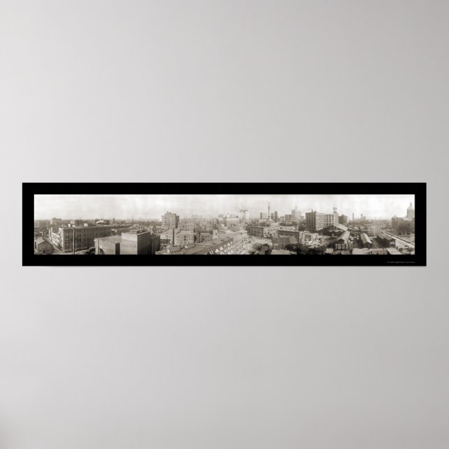 Póster Indianápolis, foto de 1914 (Frente)