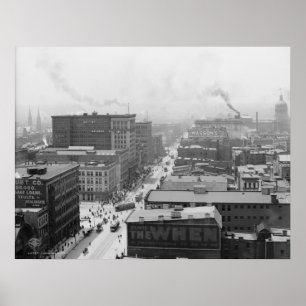 Póster Indianápolis, Indiana