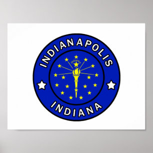 Póster Indianapolis Indiana