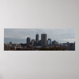 Póster Indianapolis Panorama