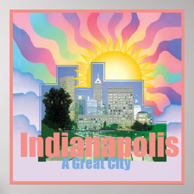 Póster INDIANAPOLIS POSTER Print (Frente)