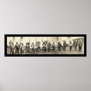 Póster Indians Astoria OR Photo 1911