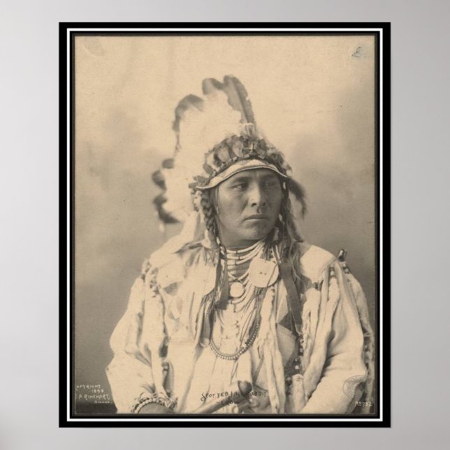 Póster Indias de la época : Conejo de Jack Visto, Crow - (Frente)