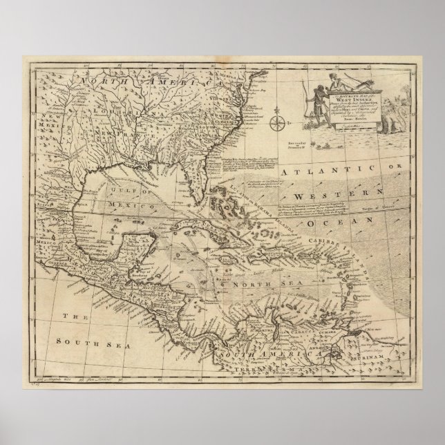 Póster Indias Occidentales (Frente)