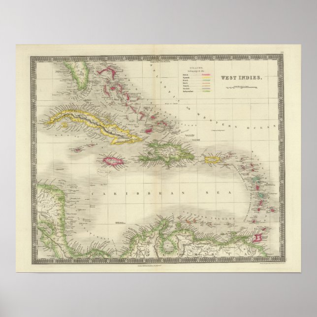 Póster Indias Occidentales 11 (Frente)