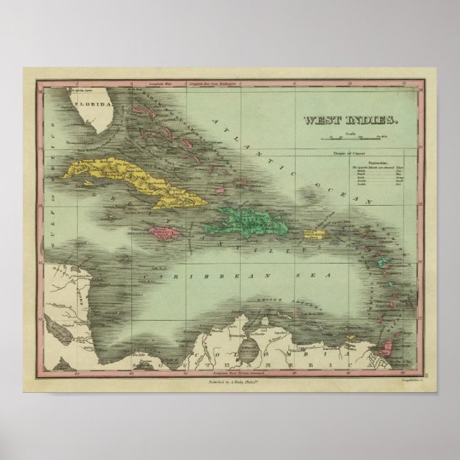 Póster Indias occidentales 19 (Frente)