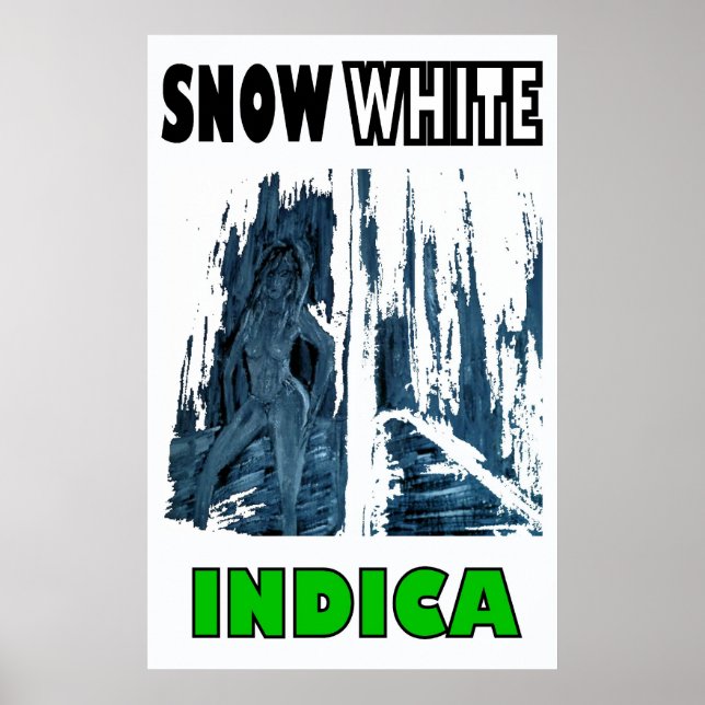 PÓSTER INDICA BLANCA DE NIEVE (Frente)