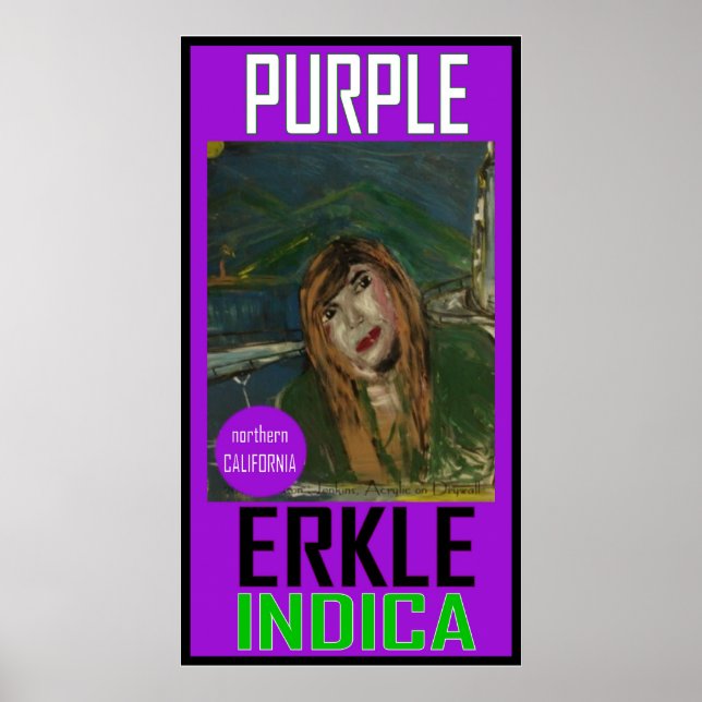 PÓSTER INDICA ERKLE MORADA (Frente)