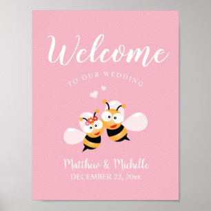Póster Indicado Para Ser El Boda Pastel De La Recepción