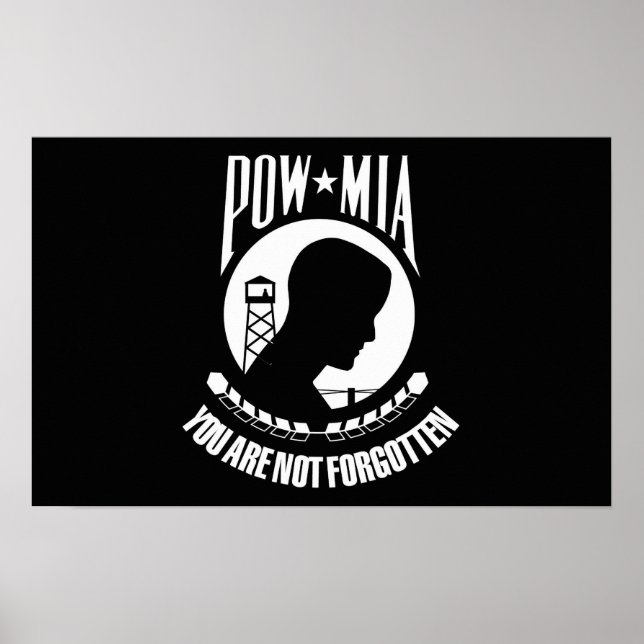 Póster Indicador POW-MIA (Frente)