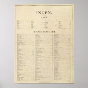 Póster Índice Nuevo atlas comercial