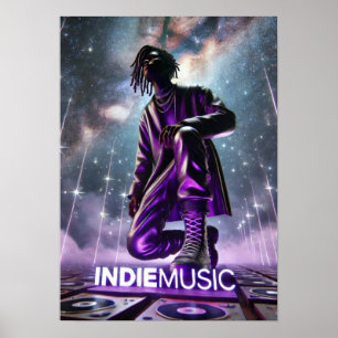 Póster indieMusic Purple-1