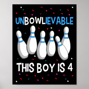 Póster Indigerible Este Chico Es 4 Bolos De Fiesta De Cum
